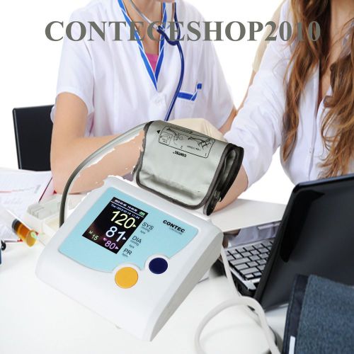 Contec blood pressure monitor/electronic sphygmomanometer color lcd+ adult cuff for sale