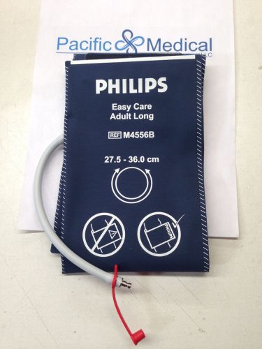 New PHILIPS Reusable NIBP Blood Pressure Cuff ADULT LONG M4556B 27.5 - 36 cm