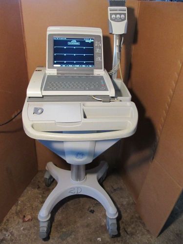 GE Marquette MAC 5000 EKG ECG Machine with Cam 14 Acquisition Module and Stand