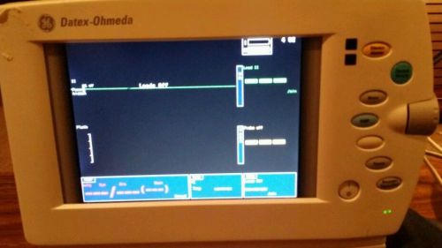 Datex Ohmeda Light Patient Monitor with Leads