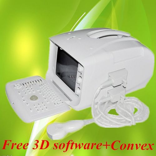 3d image portable ultrasound scanner machine system+convex probe free for sale