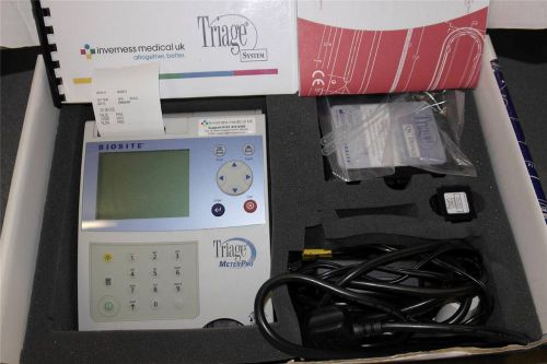 Biosite Triage Meter Pro Portable Analyser System.