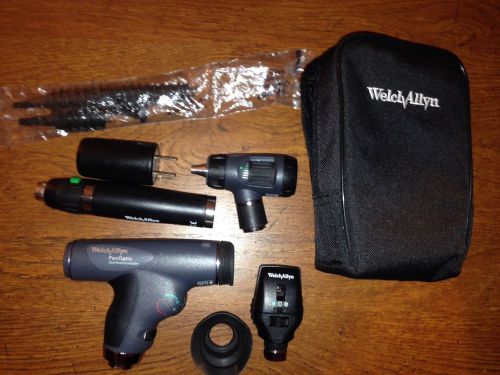 Welch Allyn 3.5V Diagnostic Set: Panoptic, Coaxial, MacroView Otoscope, Lithium