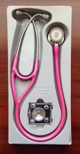 Adc adscope stethoscope 28&#034;metallic rasberry new 601mrs littmann cardiology iii for sale