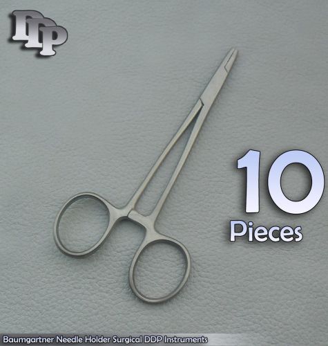 10 BUMGARTNER Needle Holder 5&#034; Surgical Medical Instruments Economy Grade