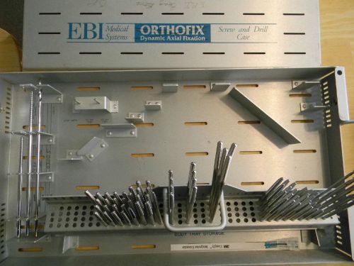 EBI Orthofix Dynamic Axial Fixation Screw and  Drill case