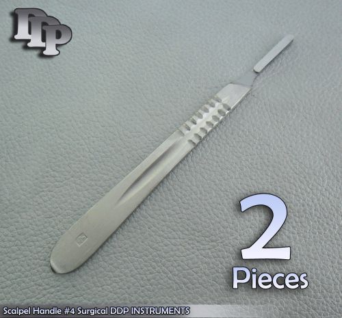 2 Pieces Scalpel Handle Surgical Dental Veterinary Instrument #4