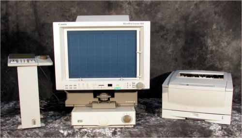 Canon ms 800 microfilm scanner, fileprint 400, &amp; fs iii carrier for sale