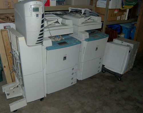 Canon ir c3220 copier with z3000 fiery rip plus extra 3220 for parts or repair for sale