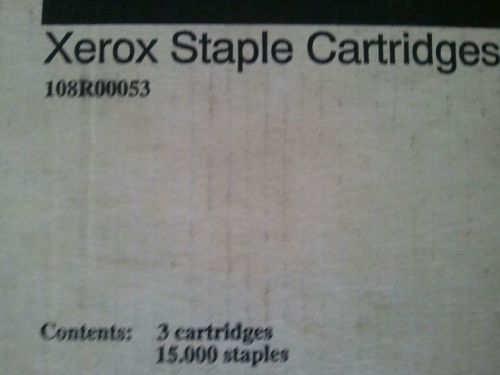 New Genuine Xerox Staple Cartridges 108R00053  3 cartridges 15K Free Shipping