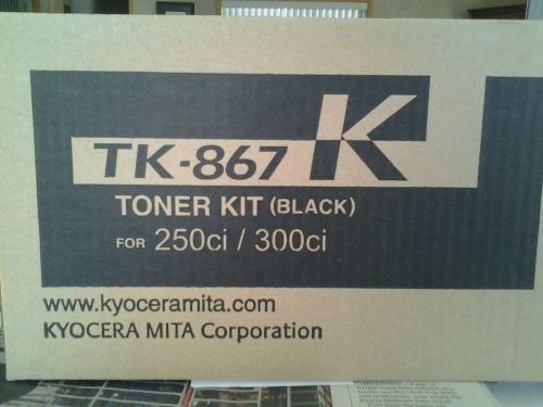 Genuine OEM Kyocera TK-867K Black Laser Toner Kit