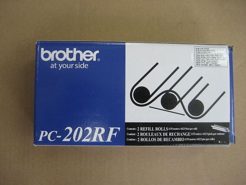 ***NEW***Brother PC-202RF IntelliFax Refill Rolls Dual Pack