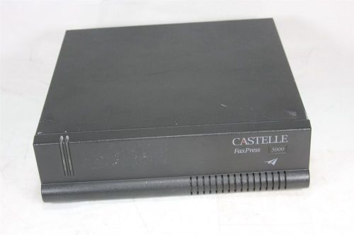 USED CASTELLE FAXPRESS 5000 SERIES 8 LINE PORT FAX SERVER