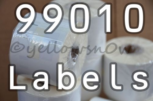 10 rolls 99010 dymo compatible labels ? 28x89mm high grade . 130 labels per roll for sale