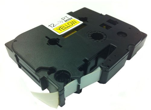 Eseller Direct - Compatible TZ631 TZe631 Label Tape 12mm Black on Yellow for