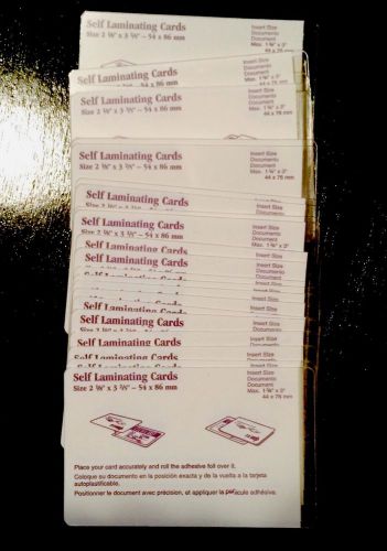 SELF LAMINATING CARDS 25pack