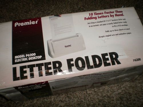 Premier Model P6200 Letter Folder  new in box