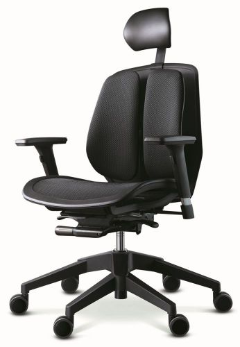 Duorest alpha a-80h mesh black, executive mesh seat office chair by duoback for sale