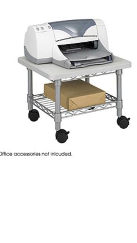 Underdesk Printer/Fax Stand, One-Shelf, 19w x 16d x 13-1/2h, Gray SAF5206GR