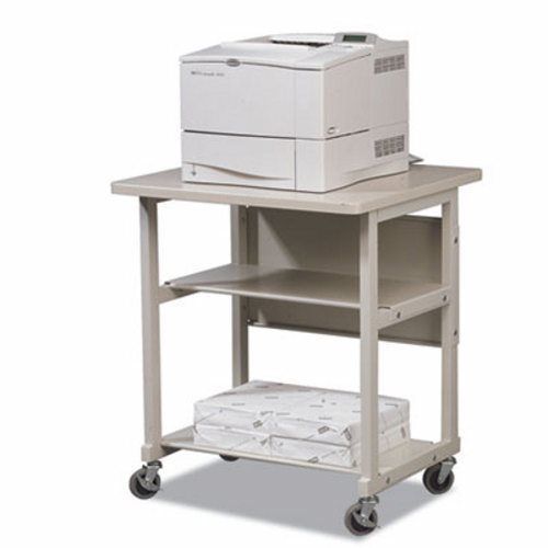 Balt Mobile Laser Printer Stand, 3-Shelf, 27w x 25d x 27-1/2h, Gray (BLT22601)