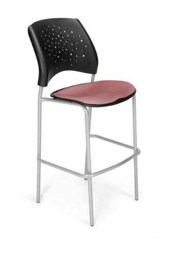 OFM Stars and Moon Cafe Height Chair Chrome Coral Pink