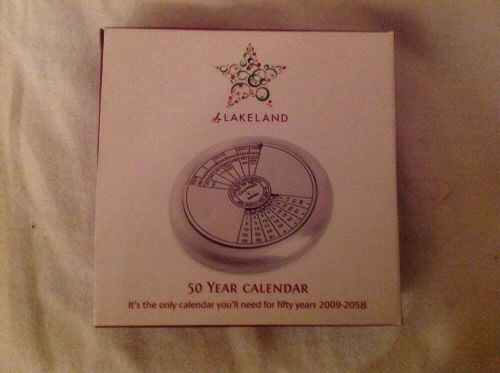 Lakeland 50 year calendar 2009 - 2058