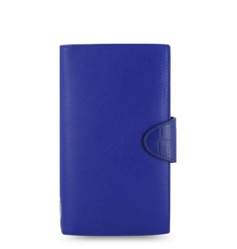 Filofax Compact Calipso Organizer- Bright Blue Leather - Brand New - 022423