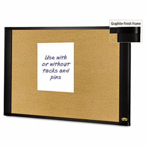 Post-it Sticky Cork Board, 36x24, Frame Color Graphite (MMMA3624G)