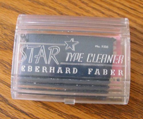 c1960s EBERHARD FABER STAR TYPE CLEANER, ORIGINAL BOX, UNUSED, W/INSTRUCTIONS
