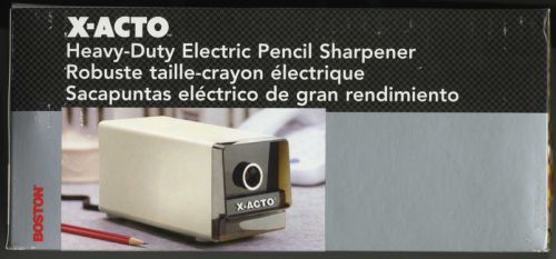 X-ACTO Electric Pencil Sharpener Model 1714 BEIGE  FREE SHIPPING