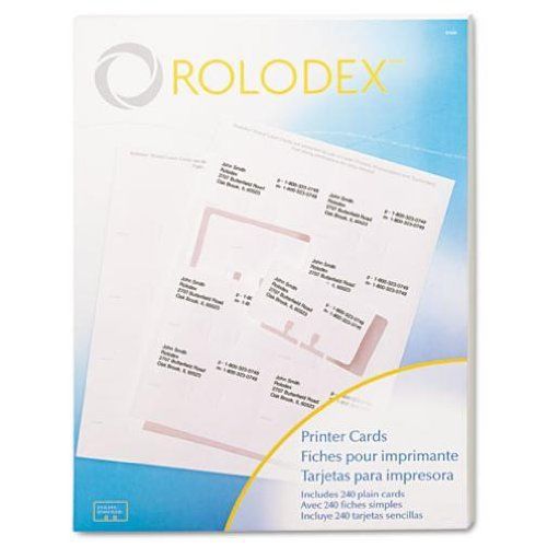 New rolodex printable business cards for rotary business card file 240 (67620) for sale