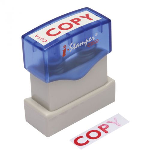 New pre-inked stamper &#034;copy&#034; i-stamper c01a - red for office /stemp rubber for sale