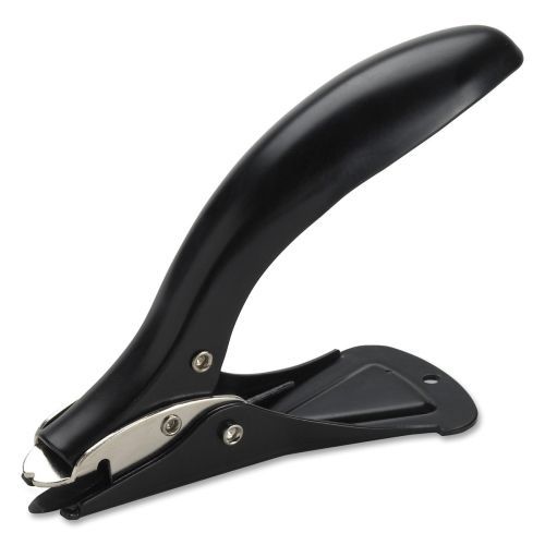 Business Source Staple Remover with Handle - Grip Style -Metal - Blk - BSN62833
