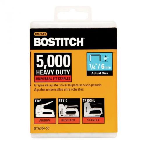 5000-Pack 1/4&#034; X 2/5&#034; Domestic-Use Staples BOSTITCH Staples BTA704-5C