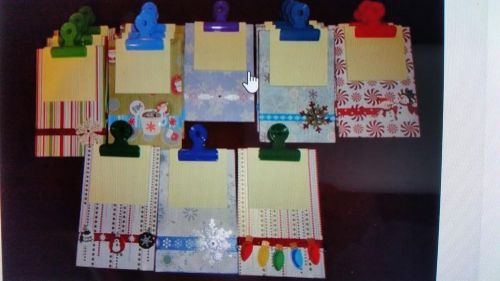 Christmas Mini Clipboard with post it notes