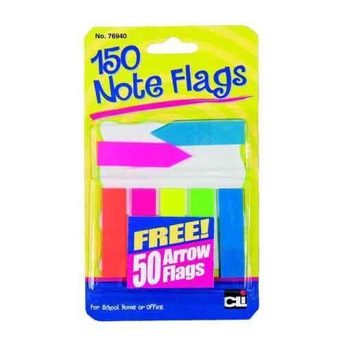Charles Leonard Note Flags 150 Count plus 50 FREE Arrow Notes