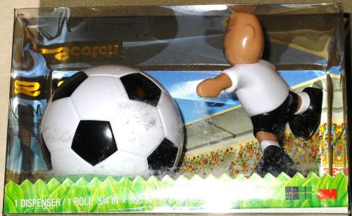 Scotch 3M Magic Tape Dispenser C35SOCCER New Free Shipping Great Coaches Gift