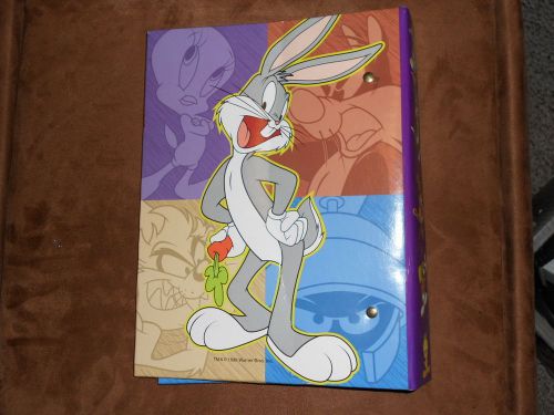 Bugs bunny binder 10.5 x8.0  W x2.&#034; D