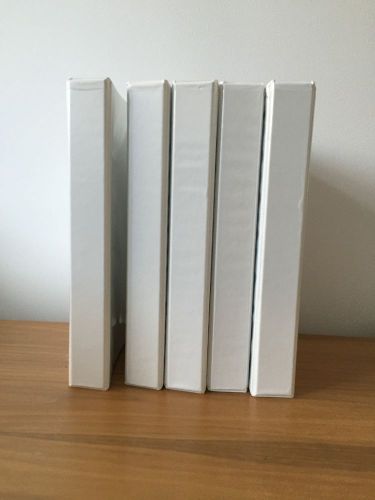 20 x 1&#034;Binders with Round Rings, White