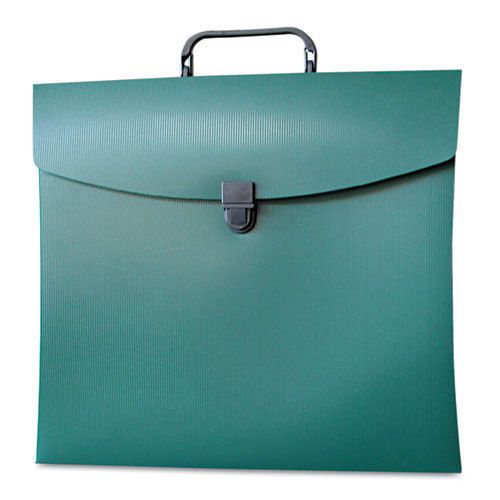 File n go portable file box, letter, green for sale