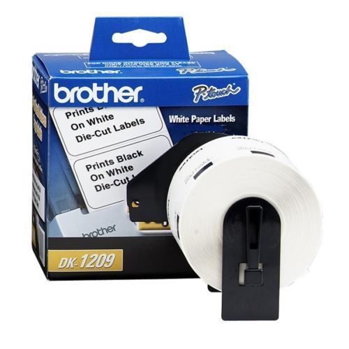 Genuine Brother DK-1209 White Address Labels 800 Ct Roll