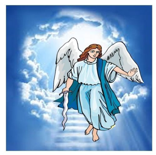 30 Personalized Return Address Angels Labels Buy3 get1 (ang2)