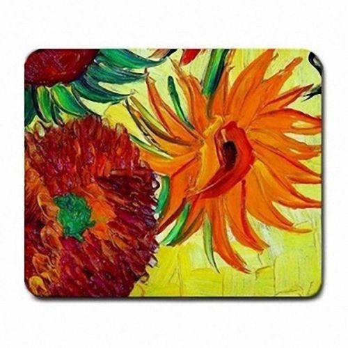 New vincent van gogh sunflowers painting detail mouse pad mats mousepad hot gift for sale