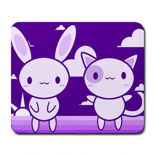 beach bunny Rabbit Cat&#039;s best friend pc mouse pad