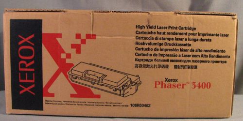 Xerox 106r00462 phaser 3400 black high yield laser print cartridge for sale