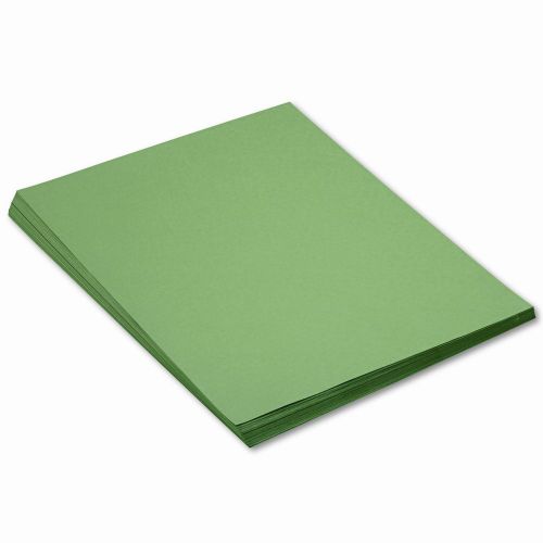 SunWorks Construction Paper, Heavy, 18 x 24, Holiday Green, 50 Sheets