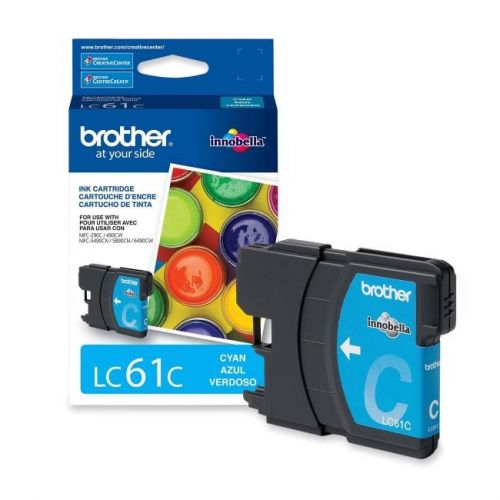 Brother int l (supplies) lc61c  cyan ink cartridge for for sale