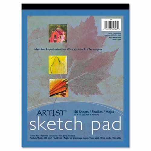 Pacon Sketch Pad, 60-lbs. Drawing Paper. 9&#034; x 12&#034;, 50 Sheets/Pad (PAC4746)