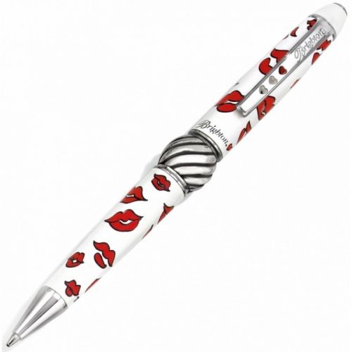 BRIGHTON RARE ! &#039;Pucker Up&#039; Short Pen Pal Charm Pen NEW in POUCH Fast Free Ship!