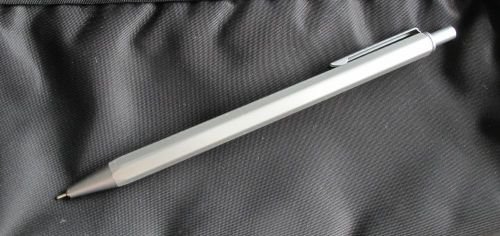 MUJI ALUMINUM Hexagonal Ballpoint Pen 0.7mm Black ink MOMA from JAPAN